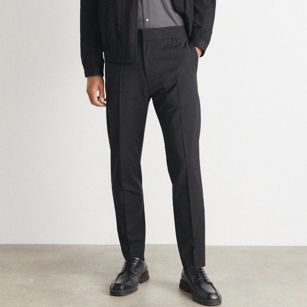 Hugo Boss Men’s Modern Fit Black Trousers Dress Pants Size 34R New w tags!